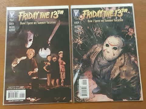 Friday the 13th How I Spent My Summer Vacation #1-2 VF+ Complete Set