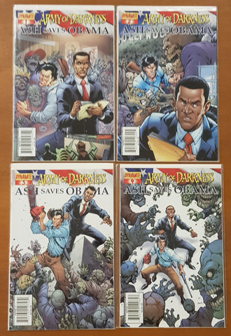 Army of Darkness Ash Saves Obama #1-4 NM-/NM Complete Set