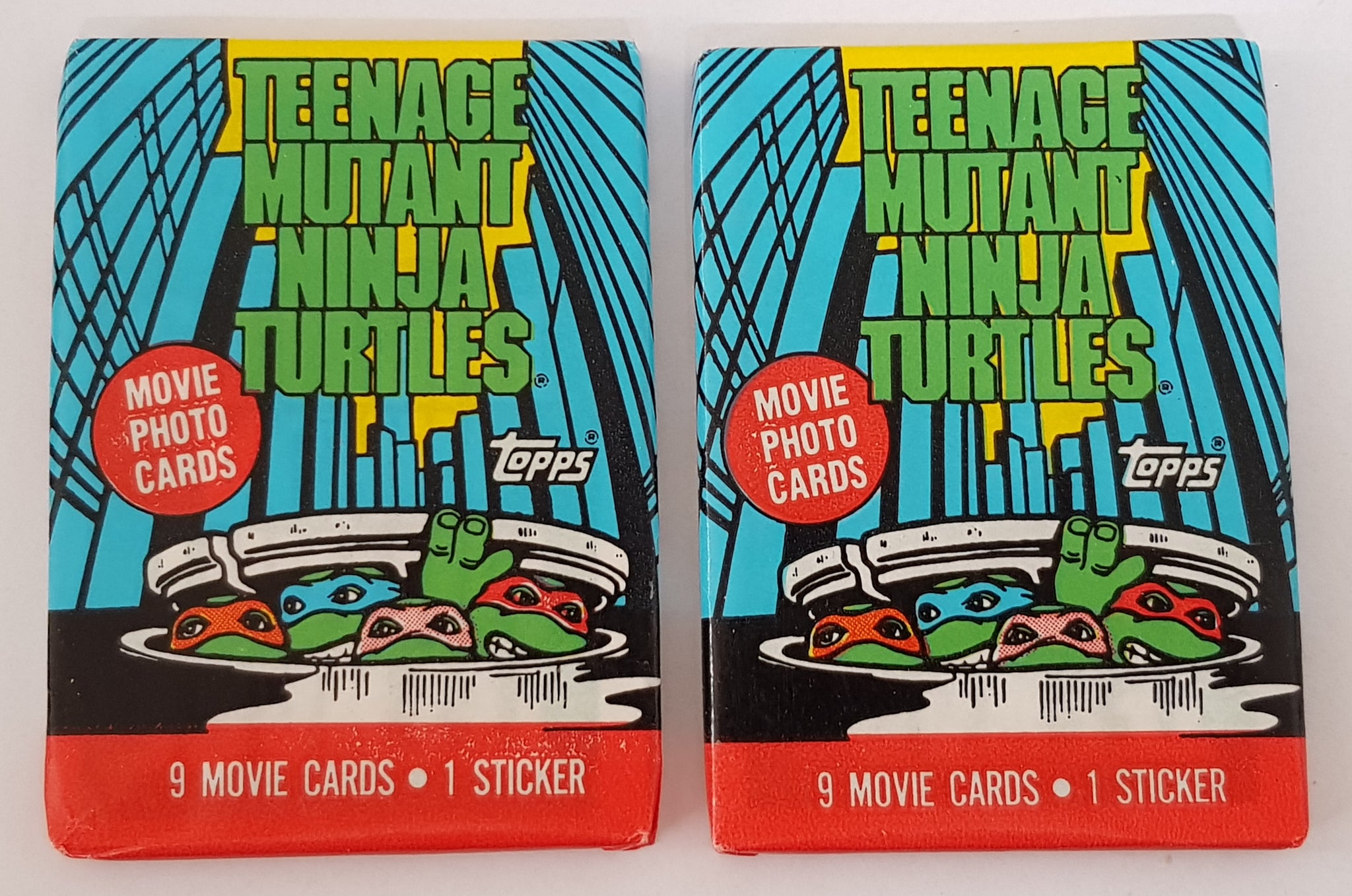 TMNT Teenage Mutant Ninja Turtles 1990 store The Movie Trading Cards Topps