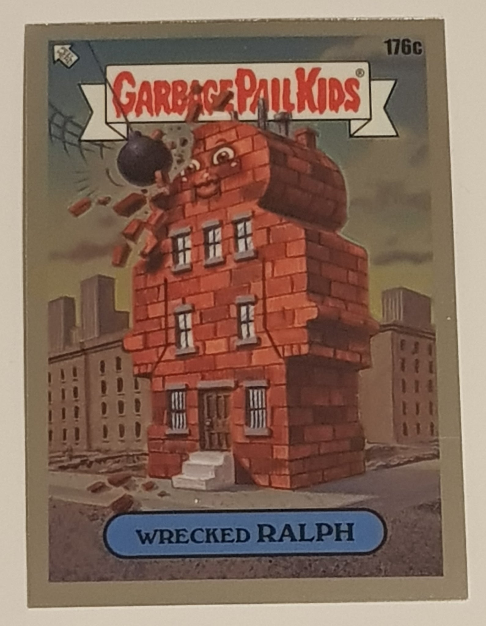 Garbage Pail Kids Chrome Series 5 Wrecked Ralph #176c (C-Card Chase Insert) Trading Card