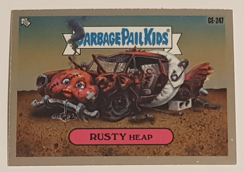 Garbage Pail Kids Chrome Series 6 Rusty Heap #CE-247 (Color Error Chase Insert) Trading Card