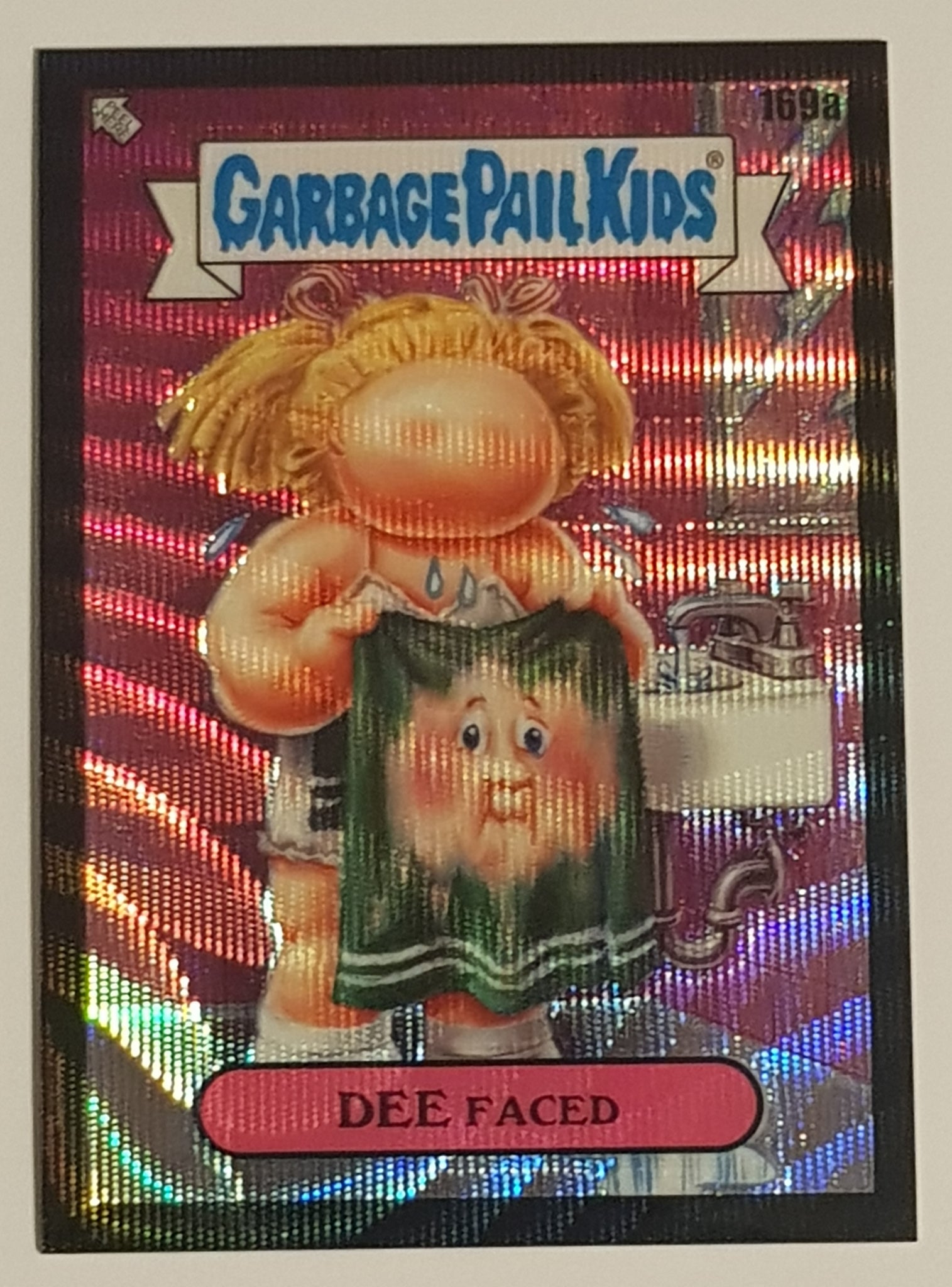 Garbage Pail Kids Chrome Series 5 Dee Faced #169a Black Wave Parallel /99 Trading Card