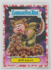 Garbage Pail Kids Intergoolactic Mayhem Ace Balls #79b Super Nova Red Parallel /75 Trading Card