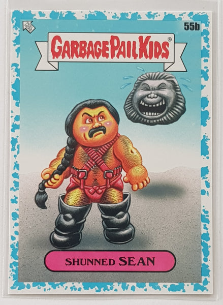 Garbage Pail Kids Intergoolactic Mayhem Shunned Sean #55b Galaxy Blue Parallel /99 Trading Card