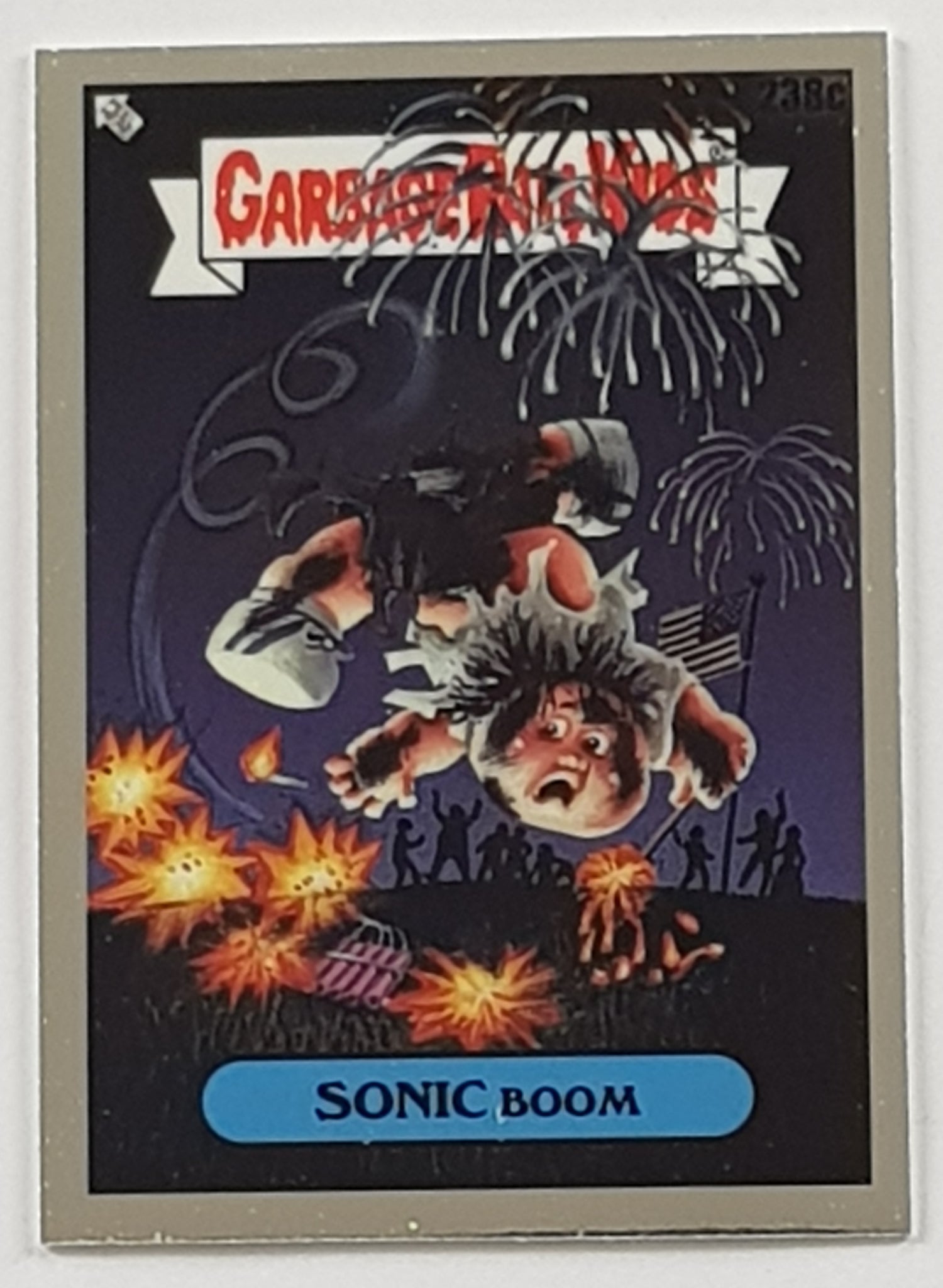 Garbage Pail Kids Chrome Series 6 Sonic Boom #238c (C-Card Chase Insert) Trading Card