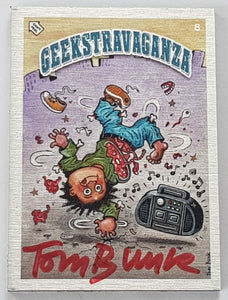 Geekstravaganza Break Jake #P8 Tom Bunk Exclusive Brushed Metal Trading Card (Signed)