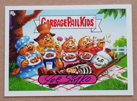 2022 Garbage Pail Kids Book Worms #77 Joe Simko Base Autograph Card