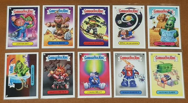 Garbage Pail Kids Intergoolactic Mayhem 'Time Warp' Complete (20) Insert Set