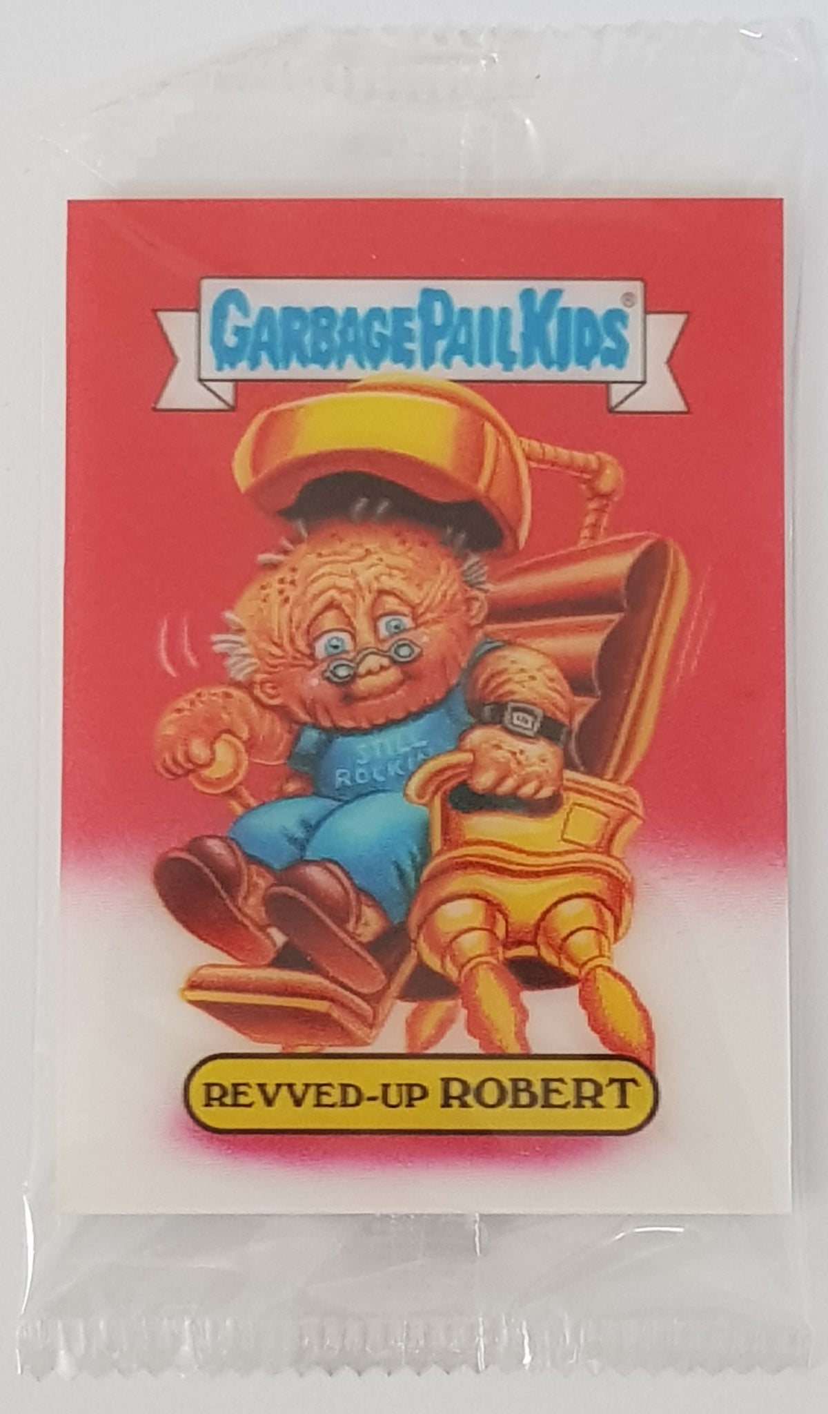 Garbage Pail Kids Intergoolactic Mayhem 'Morph Card' Revved-Up Robert #MC-3 Lenticular Insert Card (Box Topper)