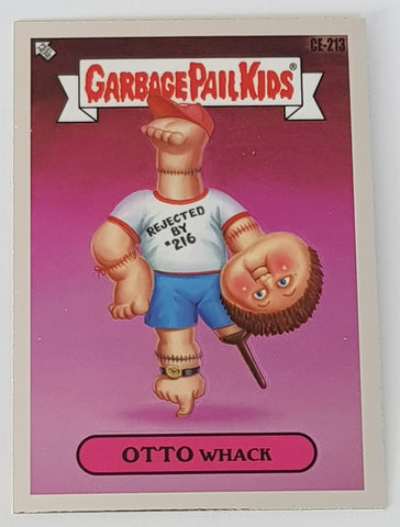 Garbage Pail Kids Chrome Series 6 Otto Whack #CE-213 (Color Error Chase Insert) Trading Card