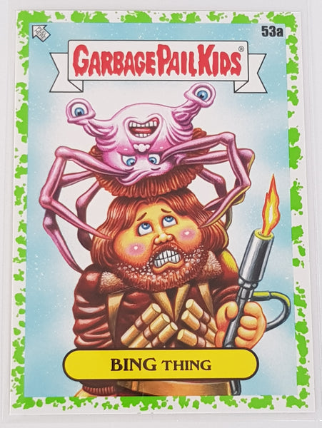 Garbage Pail Kids Intergoolactic Mayhem #1-100 Booger Green Parallel Trading Card (You Pick)