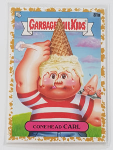 Garbage Pail Kids Intergoolactic Mayhem Conehead Carl #81a Fool's Gold Parallel /50 Trading Card