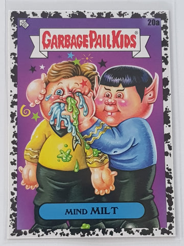 Garbage Pail Kids Intergoolactic Mayhem Mind Milt #20a Black Hole Parallel Trading Card