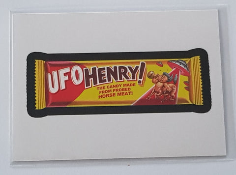 Garbage Pail Kids Intergoolactic Mayhem 'Wacky Packages Planetary Provisions' UFO Henry! #WP-4 Insert Card