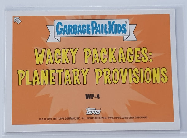 Garbage Pail Kids Intergoolactic Mayhem 'Wacky Packages Planetary Provisions' UFO Henry! #WP-4 Insert Card