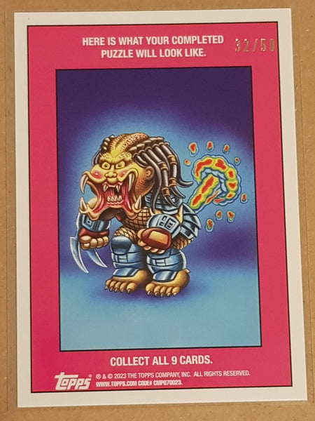 Garbage Pail Kids Intergoolactic Mayhem Barf Bot Bob #80 Joe Simko Gold Parallel /50 Autograph Card