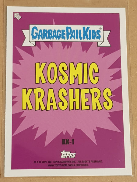 Garbage Pail Kids Intergoolactic Mayhem 'Kosmic Krashers' Zoned-Out Zoomer #KK-1 Insert Card