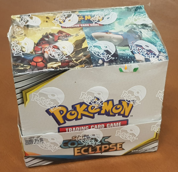 Pokemon Sun and Moon Cosmic Eclipse Towering Heights/Unseen Depths Theme Deck Sealed Display Box