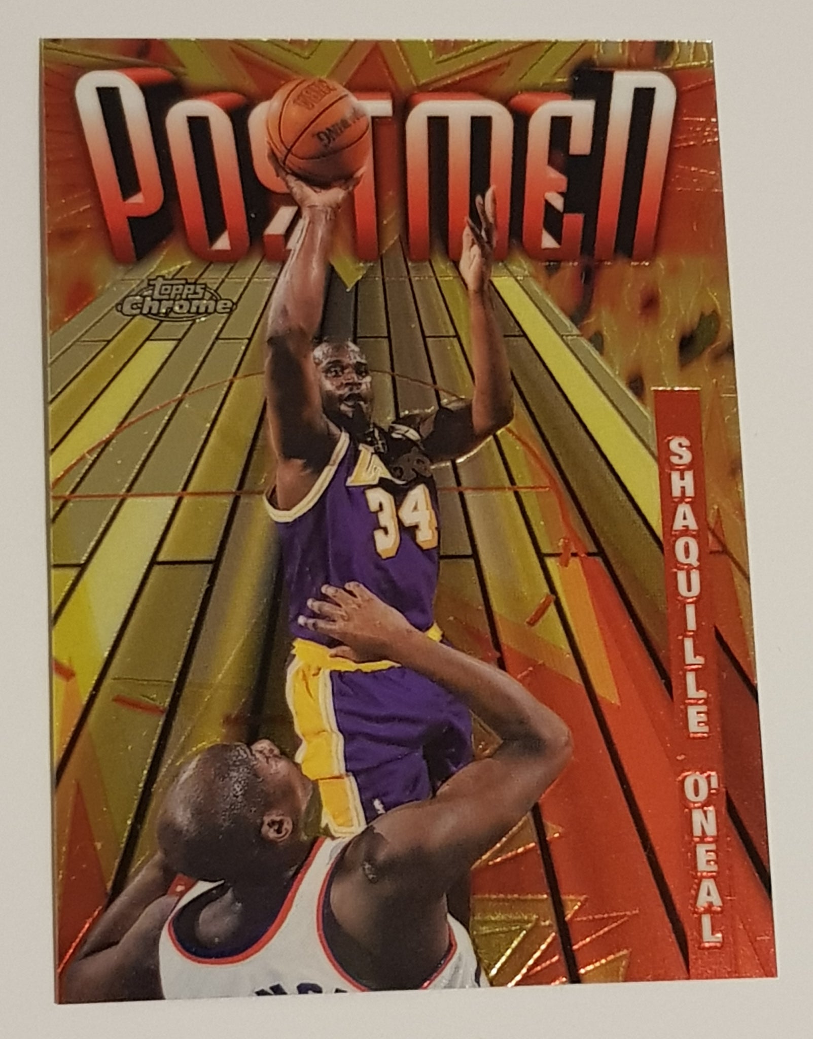 1998-99 Topps Chrome Basketball Season's Best Shaquille O'Neal 'Postmen' #SB21 Trading Card Insert