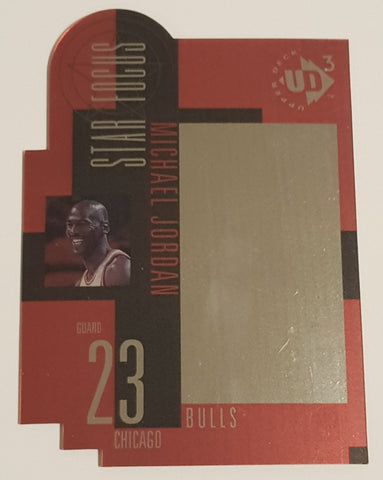 1996-97 Upper Deck UD3 Michael Jordan #23 Die-Cut Trading Card