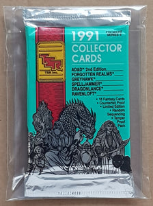 1991 Premier Series II TSR Advanced Dungeons & Dragons 2nd Edition Sealed Trading Card Pack