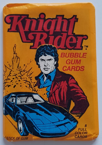 1982 Donruss Knight Rider Trading Cards Sealed Wax Pack