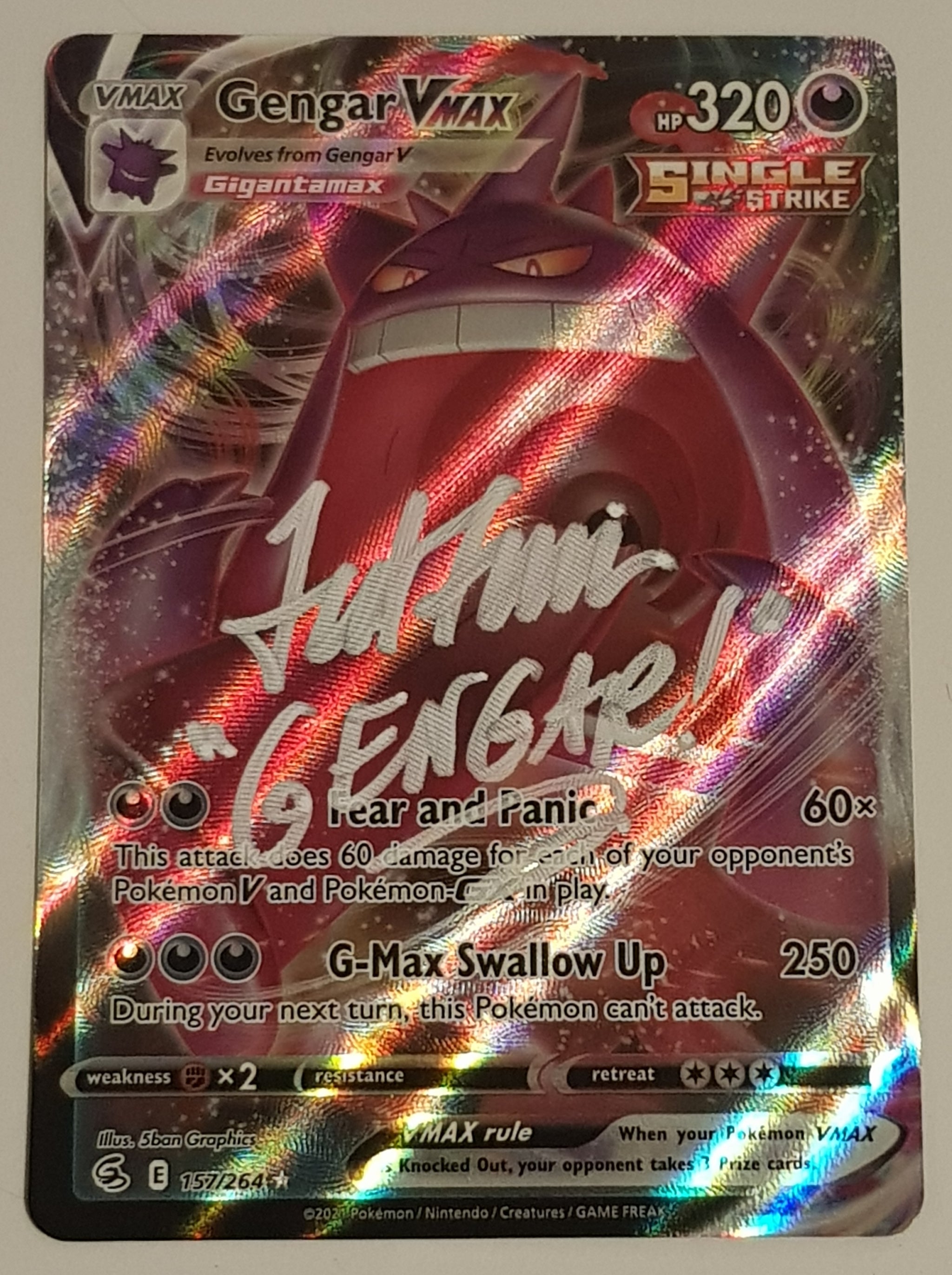 pokemon gengar vmax card Sword and Shield Fusion Strike #157/264 Full Art U – Rotterdam Comics g Design - Choose one:PM FIN Tidus 1 Virgin acrylic backplate If someone had bought