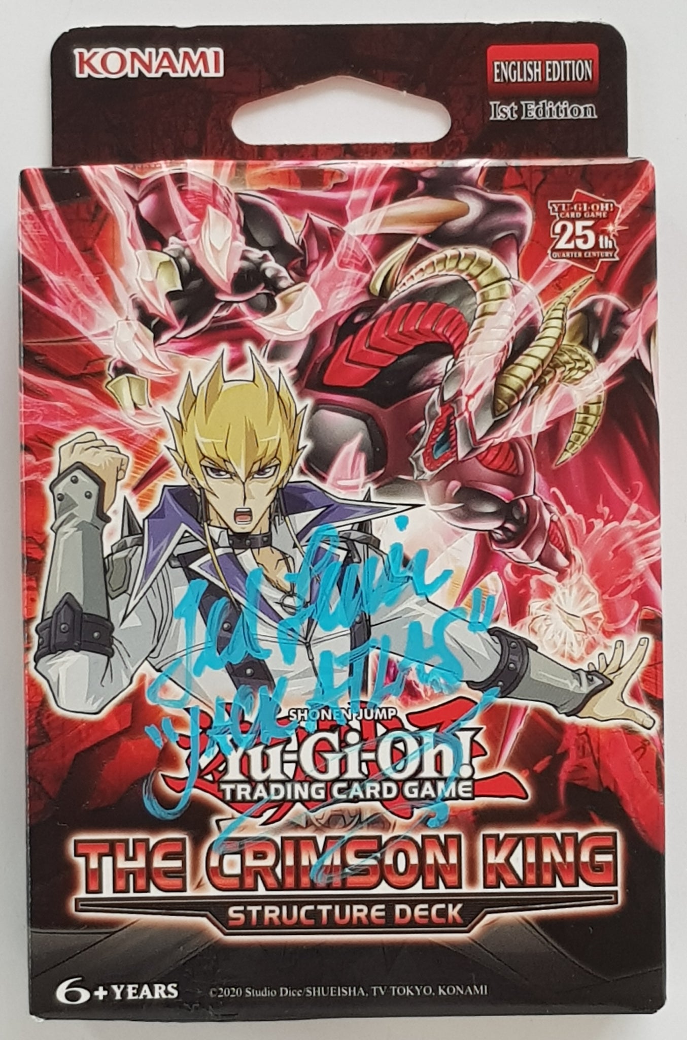 Yu-Gi-Oh! The Crimson King -1st Edition- Sealed Structure Deck (Signed by Ted Lewis)