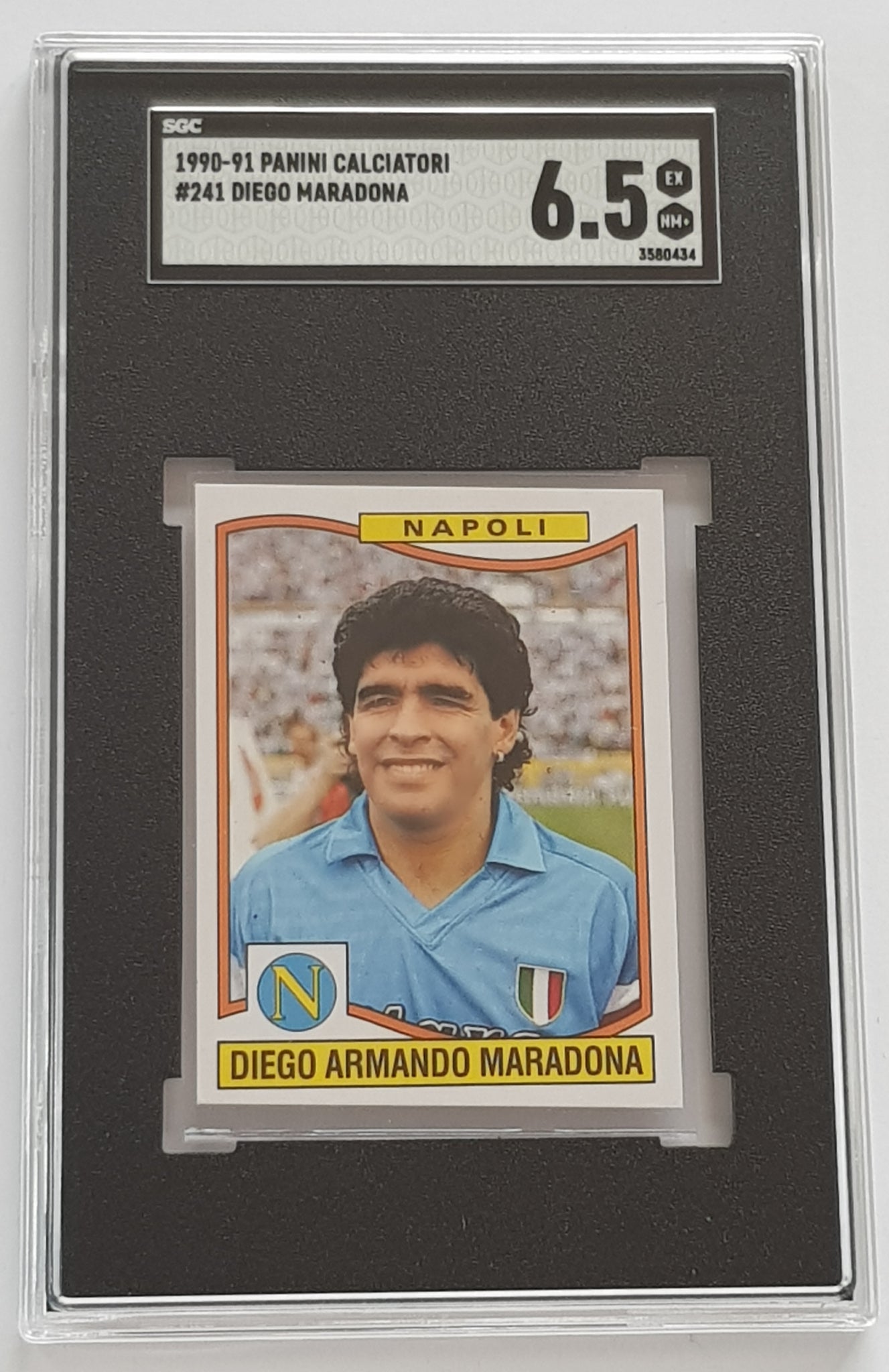 1990-91 Panini Calciatori Diego Armando Maradona #241 SGC 6.5 Sticker