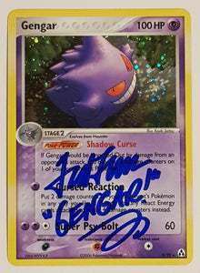 Pokemon Ex Legend Maker Gengar #5/92 Holo Trading Card (Signed by Ted Lewis)