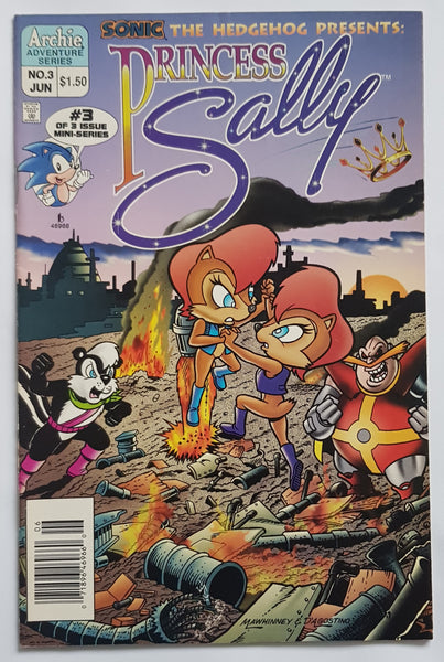 Sonic the Hedgehog Presents Princess Sally #1-3 VF/NM Complete Set