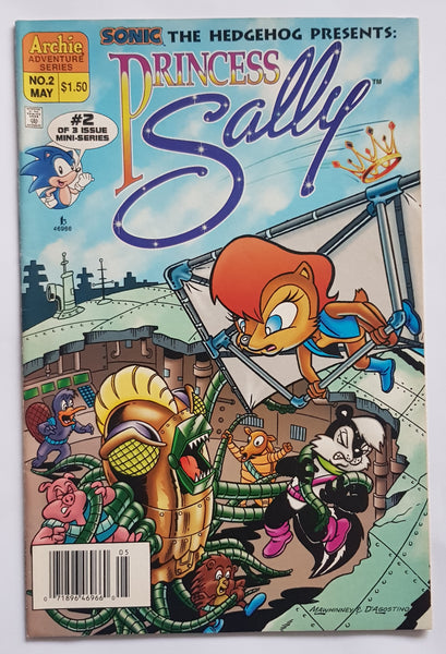 Sonic the Hedgehog Presents Princess Sally #1-3 VF/NM Complete Set