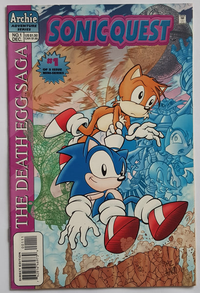 Sonic the Hedgehog: Sonic Quest The Death Egg Saga #1-3 VF/NM Complete Set