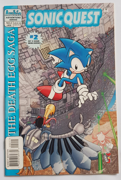 Sonic the Hedgehog: Sonic Quest The Death Egg Saga #1-3 VF/NM Complete Set