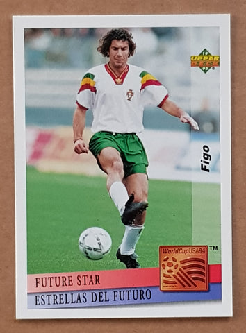 1994 Upper Deck World Cup USA 94 Future Star Luis Figo #FS6 Rookie Card