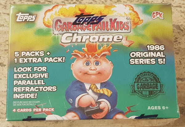 2022 Garbage Pail Kids Chrome Series 5 Sealed Blaster Box (6 Packs)