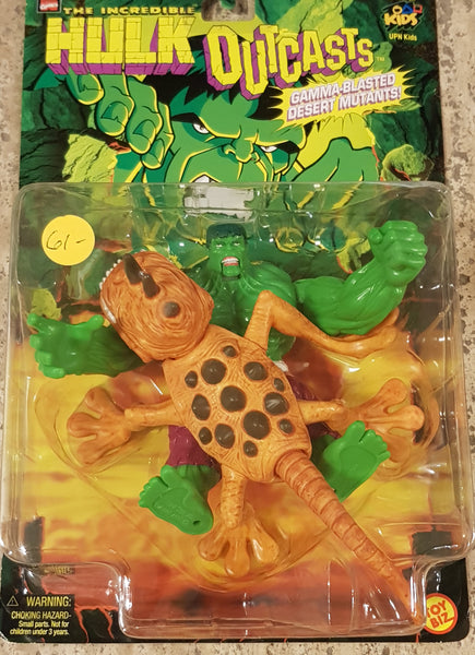 Incredible Hulk Outcasts Battle Hulk w/ Head Ramming Mutant Action Figure