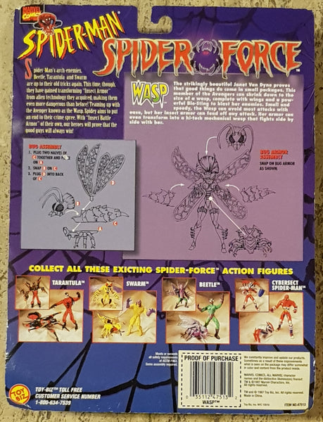 Spider-Man Spider-Force Wasp w/ Transforming Insect Armor Action Figure