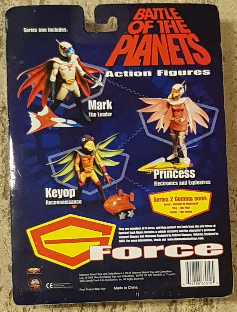 Battle of the Planets/G-Force Series 1 Keyop w/ Bolas and Dune Buggy P ...