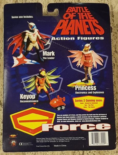 Battle of the Planets/G-Force Series 1 Mark w/ Sea Plane and Sonic Boomerang Action Figure