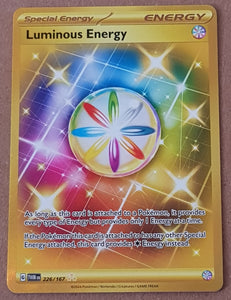 Pokemon Scarlet and Violet Twilight Masquerade Luminous Energy #226/167 Secret Rare Holo Trading Card