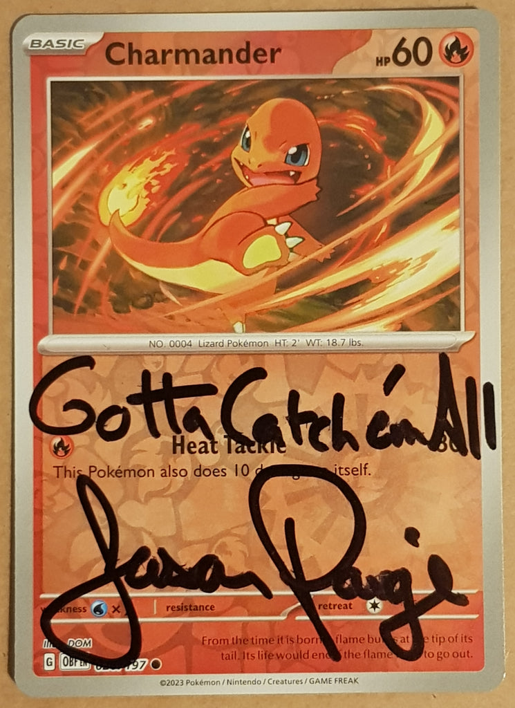 Pokemon Scarlet and Violet Obsidian Flames Charmander #026/197 Reverse Rotterdam Comics Pokemon Scarlet and Violet Obsidian Flames Charmander #026/197 Reverse Rotterdam Comics