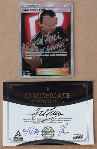 pokemon card signature Fanatics Collect Signed" cards Pokmon Forums