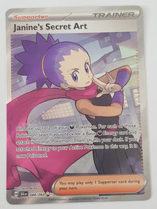 Pokemon Scarlet and Violet Shrouded Fable Janine's Secret Art #088/064 Ultra Rare Holo Trading Card