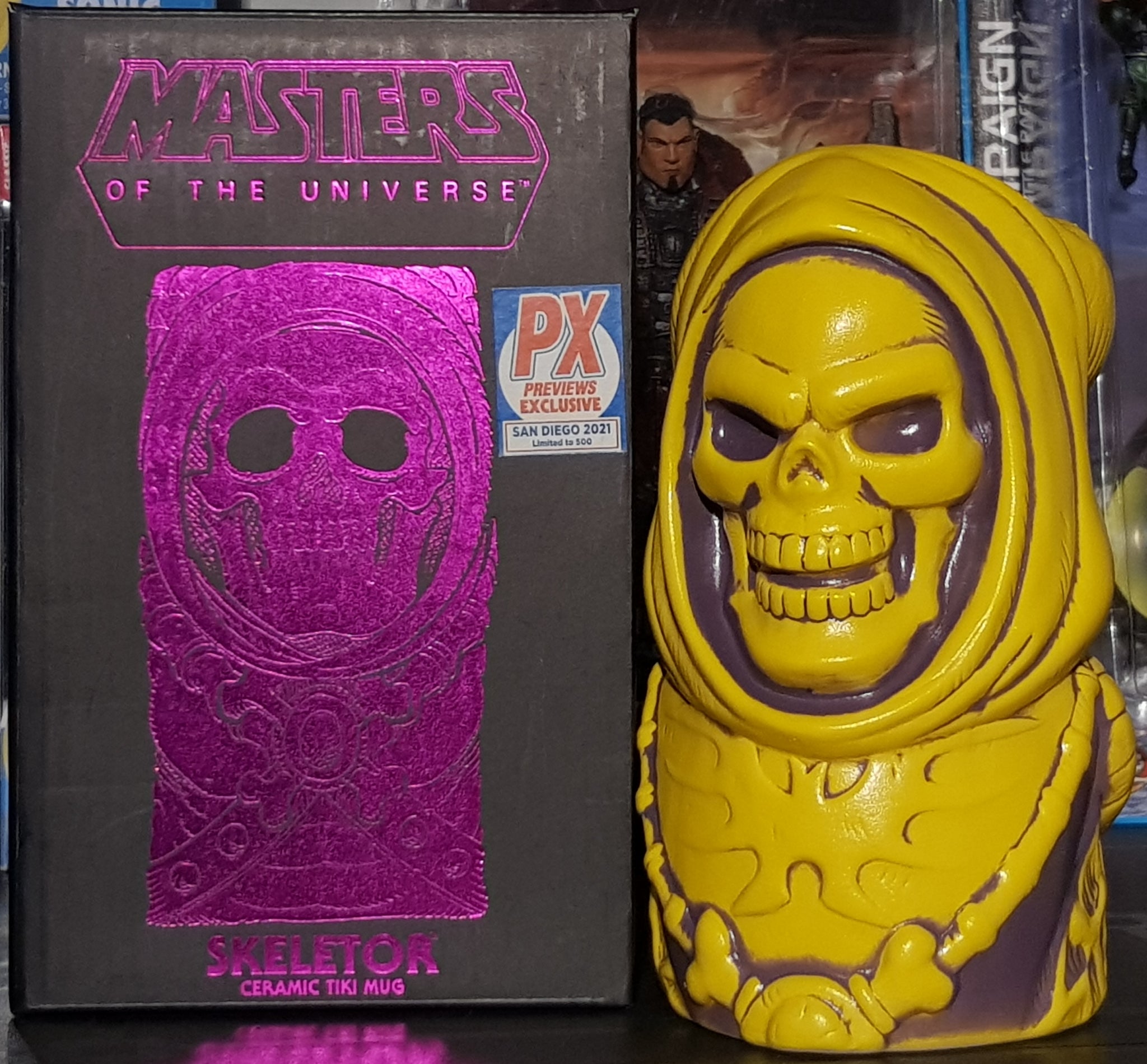 Masters of the Universe SDCC Skeletor Ceramic Tiki Mug (PX Exclusive /500)