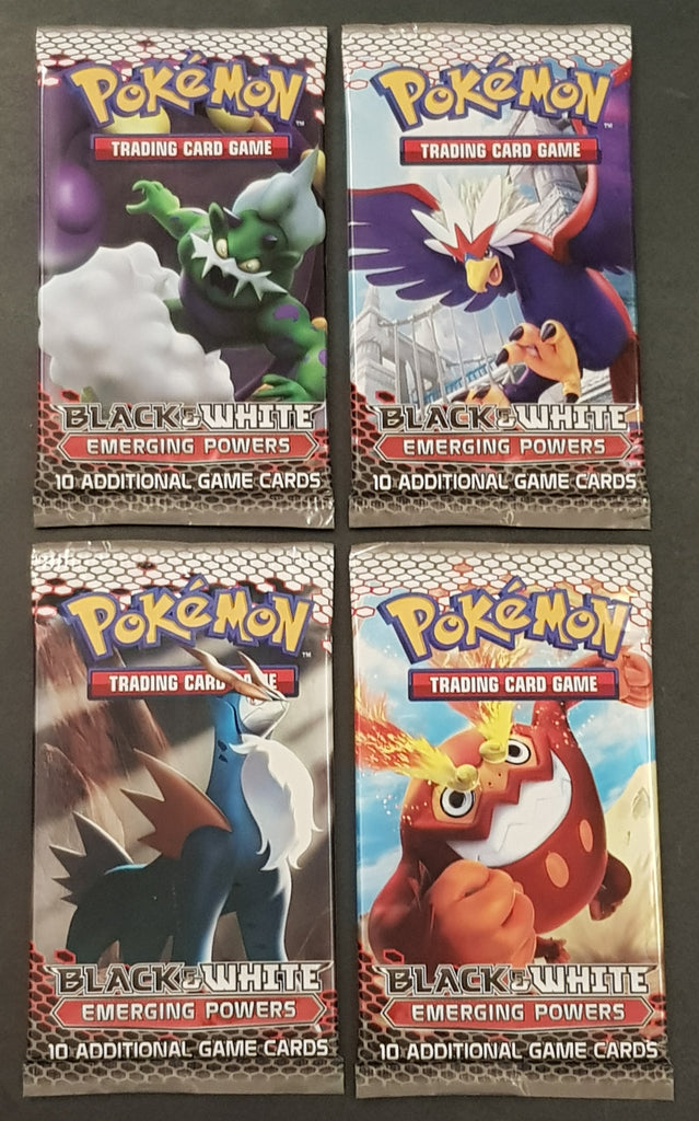Pokemon Black and White Emerging Powers Sealed (4) Booster Pack Art Se Rotterdam Comics Pokemon Black and White Emerging Powers Sealed (4) Booster Pack Art Se Rotterdam Comics