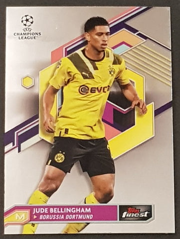 2022-23 Topps Finest UEFA Champions League Jude Bellingham #22 Base Trading Card