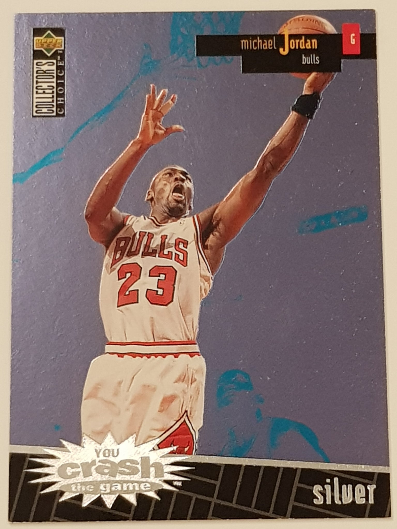 1996-97 Upper Deck Collector's Choice Crash the Game Silver Michael Jordan #R30 Trading Card