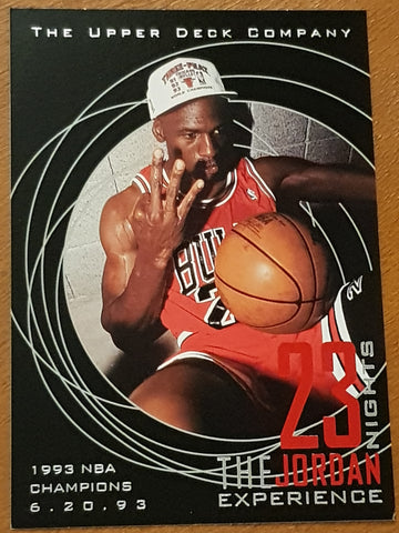 1996 Upper Deck 23 Nights The Jordan Experience #22 Jumbo Trading Card