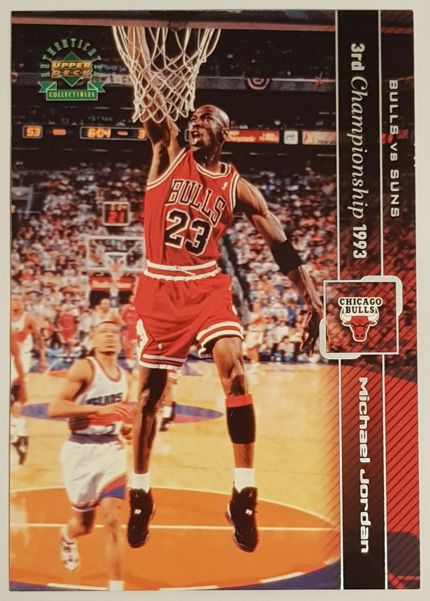 1999 Upper Deck Six Time NBA Champion Michael Jordan 3rd Championship Rotterdam Comics